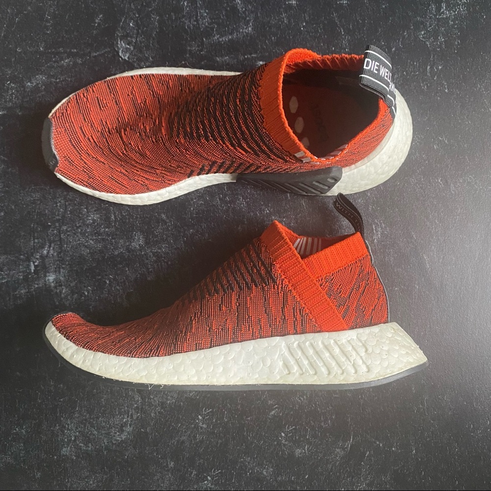 adidas NMD CS2 Primeknit City Sock Red Glitch